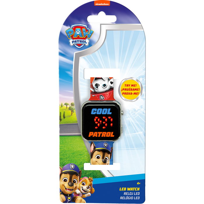 Kids Licensing Reloj LED Infantil Patrulla Canina Chase y Marshall Paw Patrol PW20003 +3 años