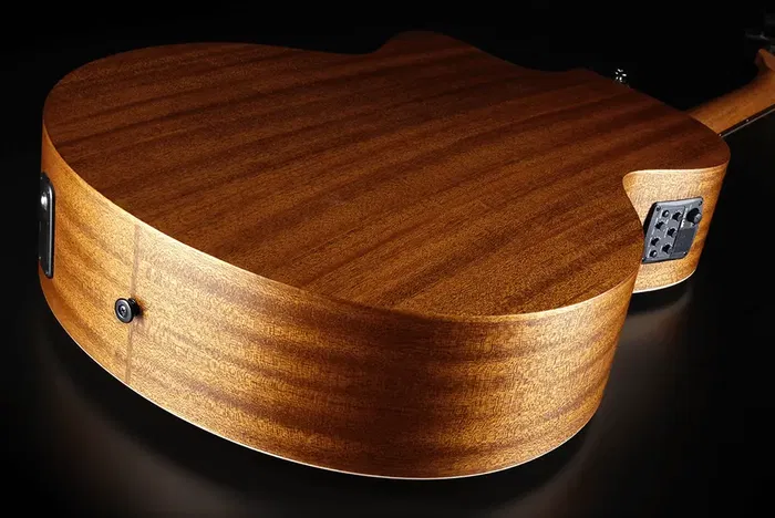 LAG Guitarra Acústica Jumbo Cutaway Tramontane 177 A/E Abeto Engelmann, Khaya - Natural Satinado