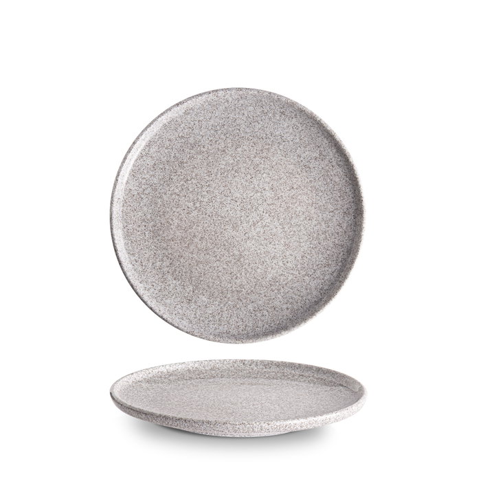 Langenthal Granit Glazed N1 Plato Llano de Porcelana, 20 cm (Set de 6)