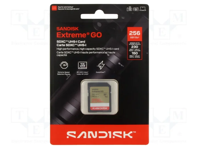 SanDisk Extreme GO 256GB SDXC