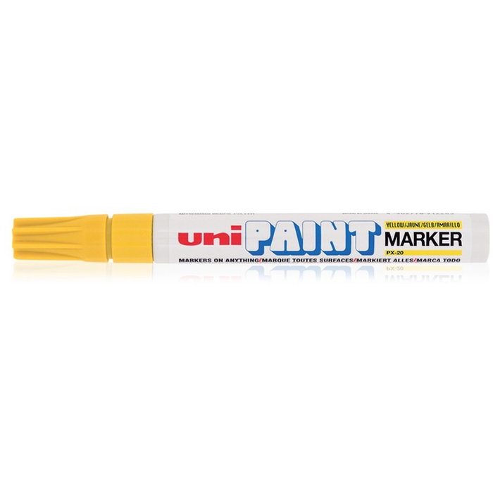 Uni-Ball Marcador Permanente Paint PX-20 Amarillo Uni-Ball Marcador Permanente Paint PX-20 Amarillo