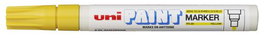 Uni-Ball Marcador Permanente Paint Marker PX-20 L Amarillo | Punta Acrílica, Tinta Resistente a Luz y Agua