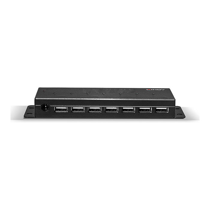 LINDY USB Hub Industrial 2.0 de Metal con 7 Puertos - Referencia: 7x