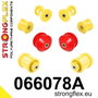 StrongFlex Kit de Silentblocks SPORT para Suspensión Delantera y Eje 066078A