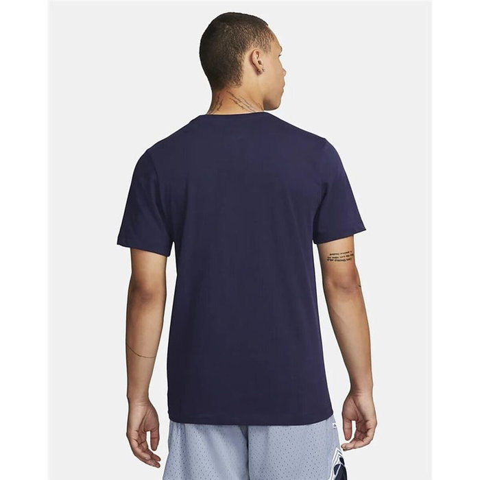 Camiseta de baloncesto Nike Gianni Azul oscuro L