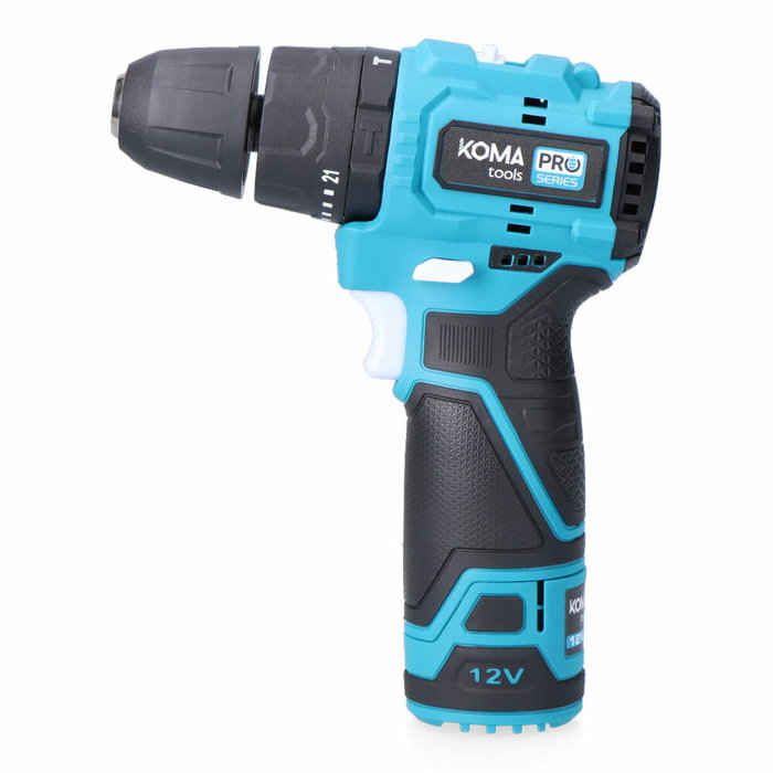 Koma Tools Kit Taladro Percutor Brushless 12 V con Accesorios Koma Tools Kit Taladro Percutor Brushless 12 V con Accesorios