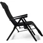 Dometic Gardina Lounger Tumbona Reclinable Negra
