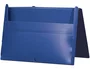 Liderpapel Carpeta portadocumentos con broche y asa Azul DIN A4