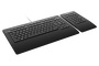 3Dconnexion Teclado Pro with Numpad 3DX-700091, Teclado Completo USB + RF Wireless + Bluetooth QWERTZ Alemán Negro, para Oficina