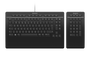 3Dconnexion Teclado Pro with Numpad 3DX-700091, Teclado Completo USB + RF Wireless + Bluetooth QWERTZ Alemán Negro, para Oficina