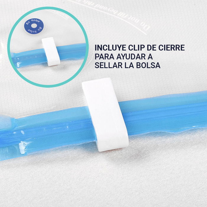 Quttin Set 5 Bolsas Comida Reutilizables Vacío 26 cm x 28 cm (24 Cajas)