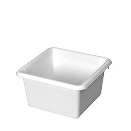 FERVIK OVIPLAS Cubeta Cuadrada para Almacenaje y Transporte, 26x26x14 cm, 6 Litros, de Polipropileno