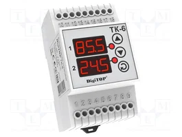 DIGITOP ELECTRIC TK-6 Regulador de Temperatura para Raíl DIN 230VAC
