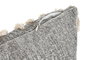 DKD Home Decor Cojín Relief23 con Borlas Gris y Blanco