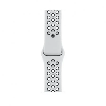 Apple Watch SE/ GPS/ 44mm/ Caja de Aluminio en Plata/ Correa Nike Deportiva Platino Puro y Negro Apple Watch SE/ GPS/ 44mm/ Caja de Aluminio en Plata/ Correa Nike Deportiva Platino Puro y Negro
