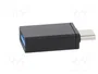 Gembird Adaptador USB 3.0 tipo C (macho) a tipo A (hembra) A-USB3-CMAF-01 Negro