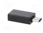 Gembird Adaptador USB 3.0 tipo C (macho) a tipo A (hembra) A-USB3-CMAF-01 Negro