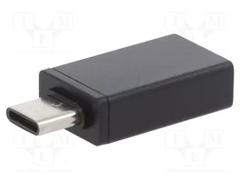 Gembird Adaptador USB 3.0 Tipo C (Macho) a Tipo A (Hembra) A-USB3-CMAF-01 Negro