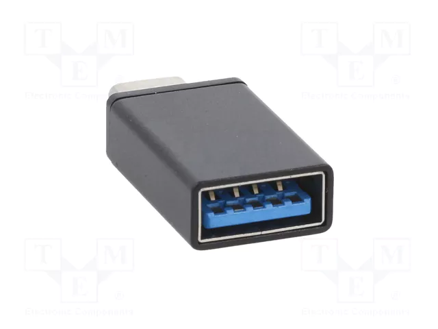 Gembird Adaptador USB 3.0 tipo C (macho) a tipo A (hembra) A-USB3-CMAF-01 Negro