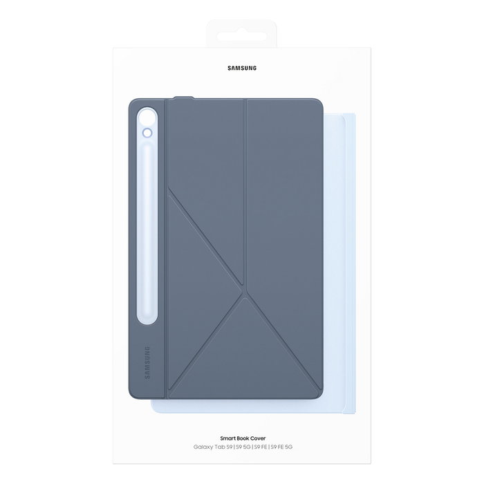 Samsung Smart Book Cover EF-BX710 para Galaxy Tab S9 S9 FE S10 FE S10 Lite, Funda Folio Azul 11 Pulgadas