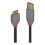 Lindy Cable USB 3.2 Gen 1 USB A a Micro-USB B, 0,5 m, Negro