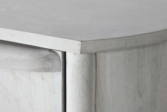 DKD Home Decor Buffet de Mango Blanco 193x47x84,5 cm DKD Home Decor Buffet de Mango Blanco 193x47x84,5 cm