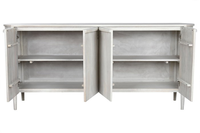 DKD Home Decor Buffet de Mango Blanco 193x47x84,5 cm DKD Home Decor Buffet de Mango Blanco 193x47x84,5 cm