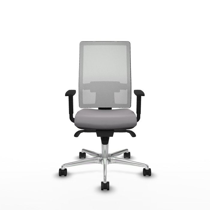 PIQUERAS Y CRESPO Silla de oficina Horna Gris y Blanco
