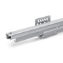 Emuca Bastidor con guías de cierre suave y extracción total para accesorios de armario Quartz, 762-788mm, Aluminio y Plástico, Titanio