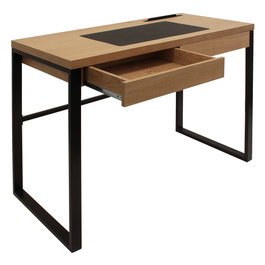 Home Deco Factory Escritorio de Madera y Metal