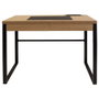 Home Deco Factory Escritorio de Madera y Metal
