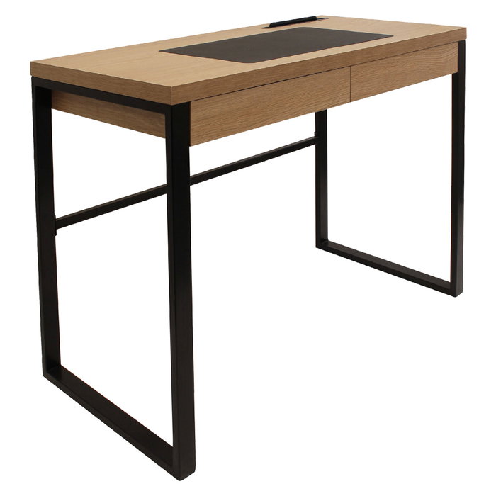 Home Deco Factory Escritorio de Madera y Metal