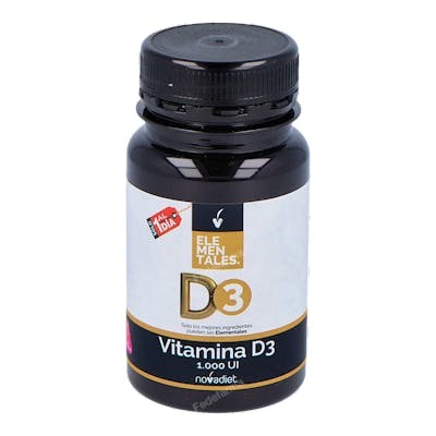 NOVADIET Vitamina D3 1000 UI, 120 Comprimidos. Mantiene Huesos y Dientes Normales NOVADIET Vitamina D3 1000 UI, 120 Comprimidos. Mantiene Huesos y Dientes Normales