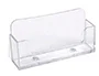 Exacompta Portatarjetas de visita metacrilato cristal transparente 34x102x47 mm