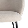Silla Beige Tejido-Metal Contract 56,50 X 56 X 74,50 cm (Set de 2)