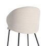 Silla Beige Tejido-Metal Contract 56,50 X 56 X 74,50 cm (Set de 2)