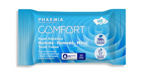 Papel Higienico Humedo Pharmia Comfort Paquete De 60 Papel Higienico Humedo Pharmia Comfort Paquete De 60