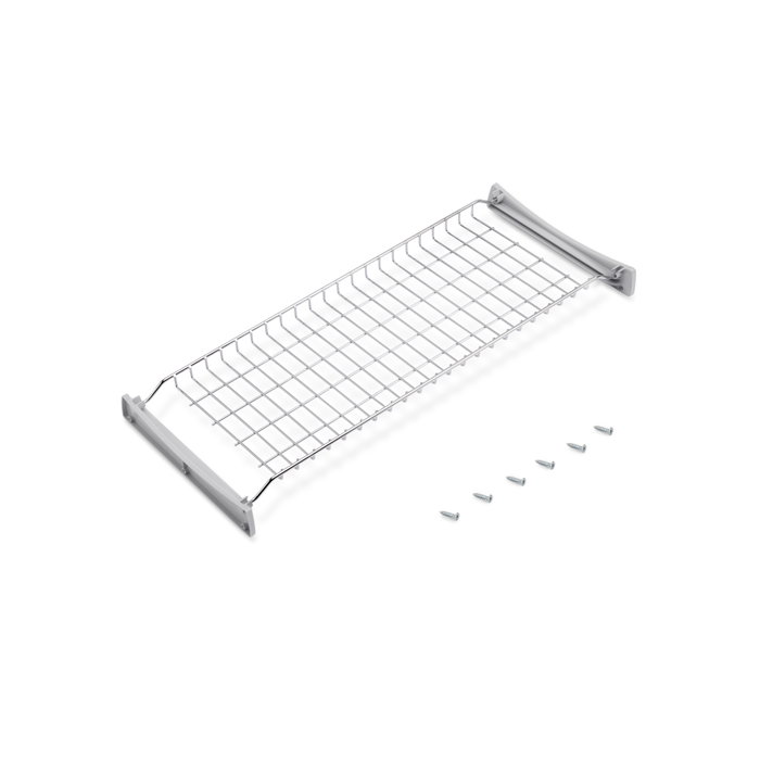 Emuca Escurreplatos para módulos altos Suprastar, módulo 700mm, Acero, Cromado