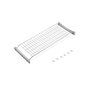 Emuca Escurreplatos para módulos altos Suprastar, módulo 700mm, Acero, Cromado