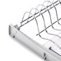 Emuca Escurreplatos para módulos altos Suprastar, módulo 700mm, Acero, Cromado
