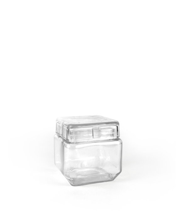 La Mediterranea Tarro de Vidrio Cube 800ml (Pack de 12 Unidades) inevitable La Mediterranea Tarro de Vidrio Cube 800ml (Pack de 12 Unidades) inevitable