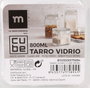 La Mediterranea Tarro de Vidrio Cube 800ml (Pack de 12 Unidades) inevitable