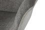DKD Home Decor Silla PU Metal Gris Oscuro