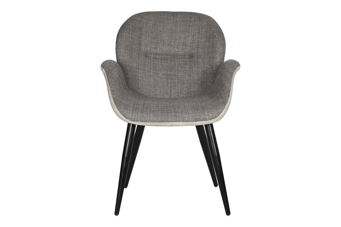 DKD Home Decor Silla PU Metal Gris Oscuro DKD Home Decor Silla PU Metal Gris Oscuro