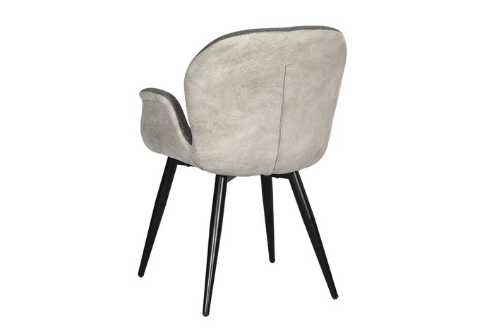 DKD Home Decor Silla PU Metal Gris Oscuro DKD Home Decor Silla PU Metal Gris Oscuro