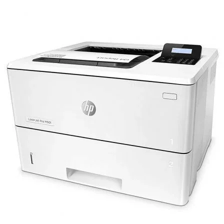HP Impresora LaserJet Pro M501DN Monocromo Blanca, Duplex Automático, 43 ppm, Seguridad PIN, 100000 Páginas/Mes, Cartucho HP 87A Incluido, Ref. J8H61A