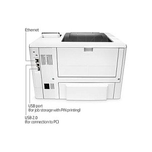HP LaserJet Pro M501dn Blanco y negro