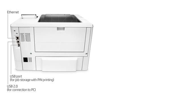 HP LaserJet Pro M501dn Blanco y negro