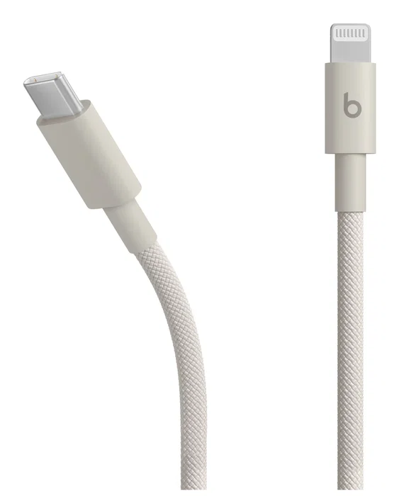 Apple Cable USB-C a Lightning Trenzado de 1.5 m Blanco - Compatible con iPhone, iPad, AirPods y Más - Carga Rápida y Sincronización de Datos
