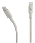 Apple Cable USB-C a Lightning Trenzado de 1.5 m Blanco - Compatible con iPhone, iPad, AirPods y Más - Carga Rápida y Sincronización de Datos